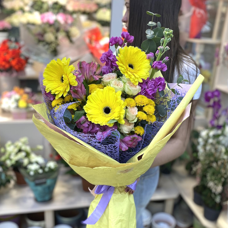 А-28к букет: "Солнечная леди"