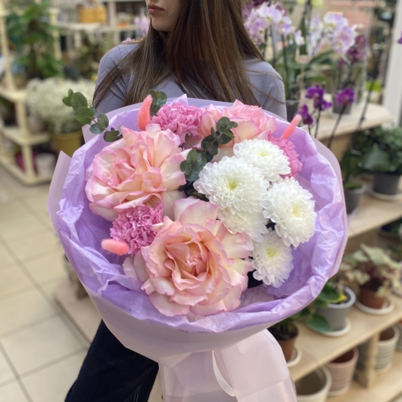 А-28 букет: "Нежная скромность"