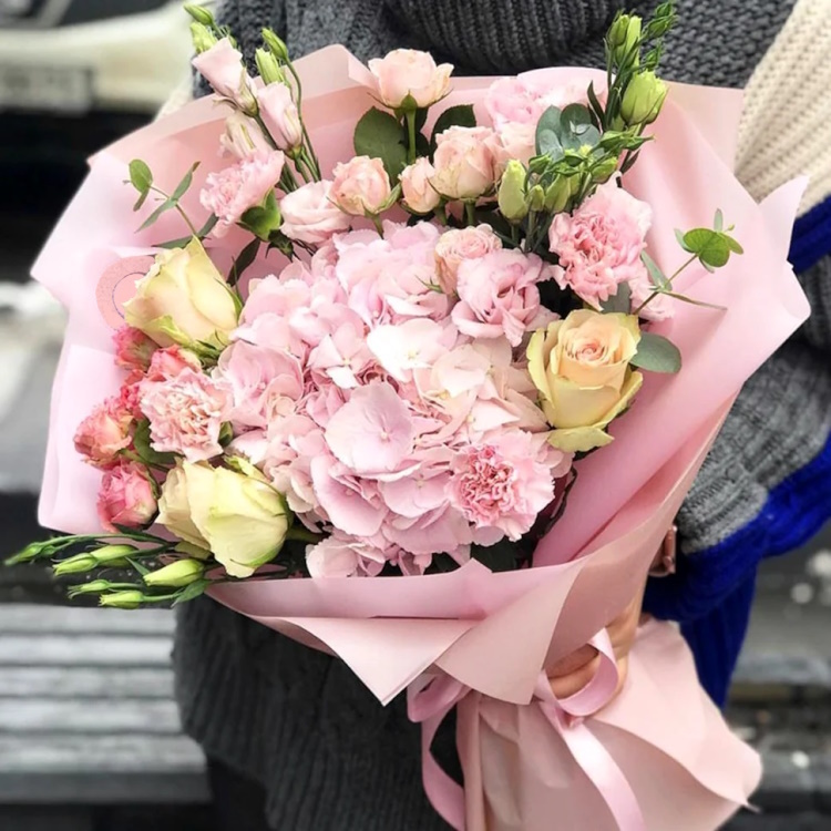 Б-38д букет: "Розовый фламинго"