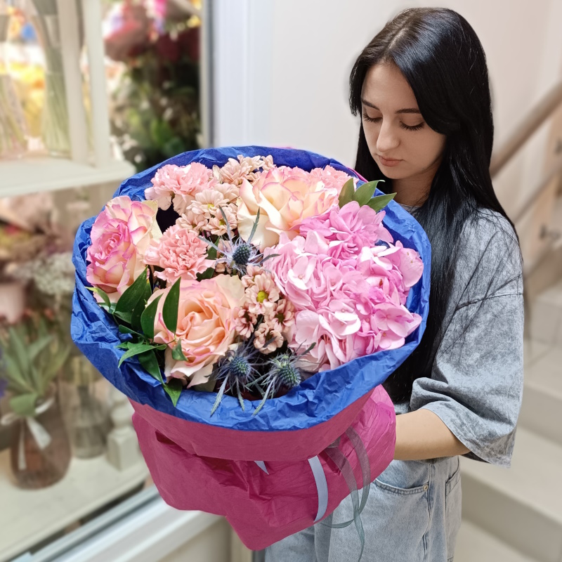 Б-44 букет: "Робкий поцелуй"