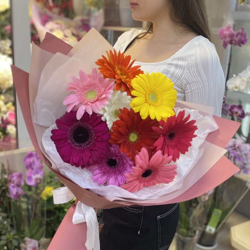 Гр-24 Букет из 9 гербер