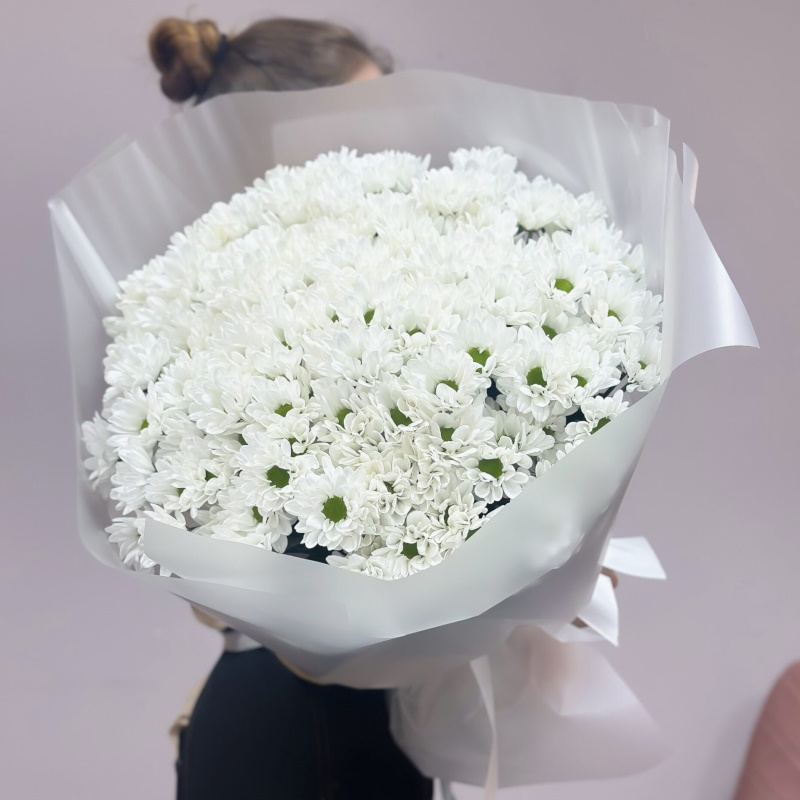 Д-100 Букет из 25 кустовых хризантем