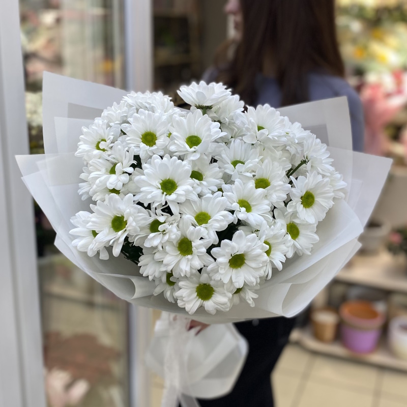 Д-30 Букет из 7 кустовых хризантем