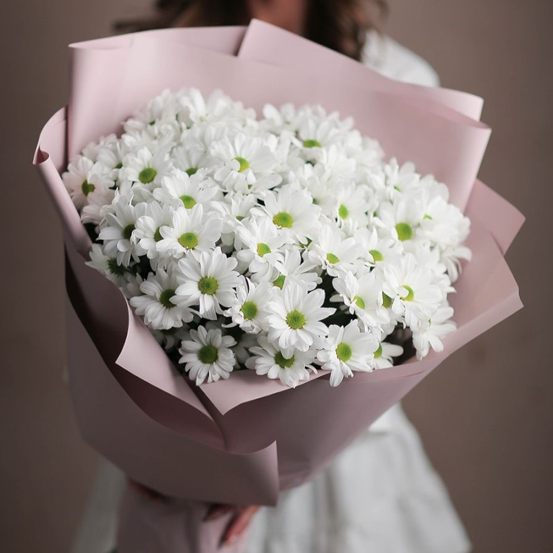 Д-42а Букет из 9 кустовых хризантем