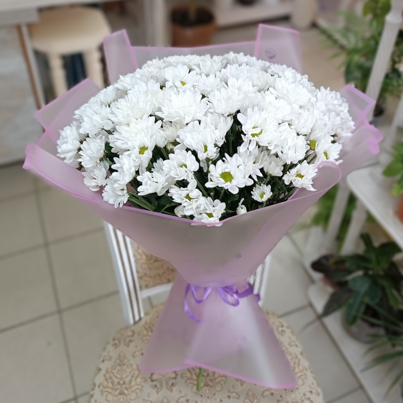 Д-57 Букет из 13 кустовых хризантем