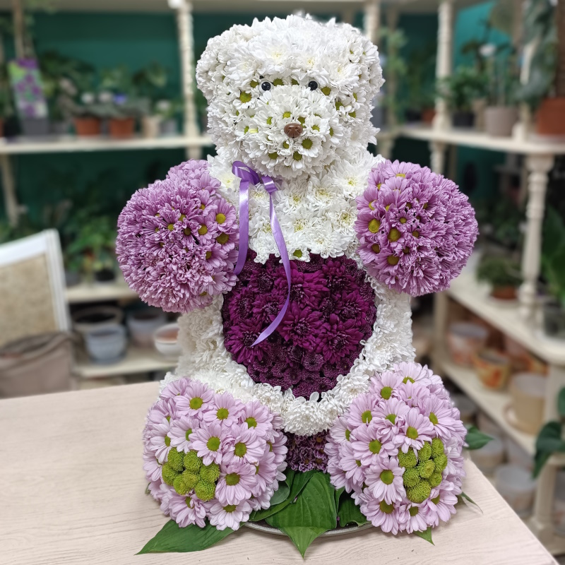 Д-600 Медведь из хризантем