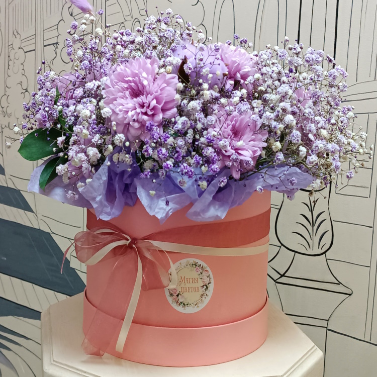 Кг-26 Коробочка с гипсофилой