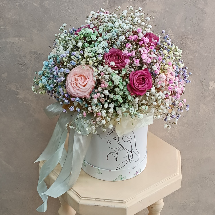 Кг-40 Коробка с гипсофилой