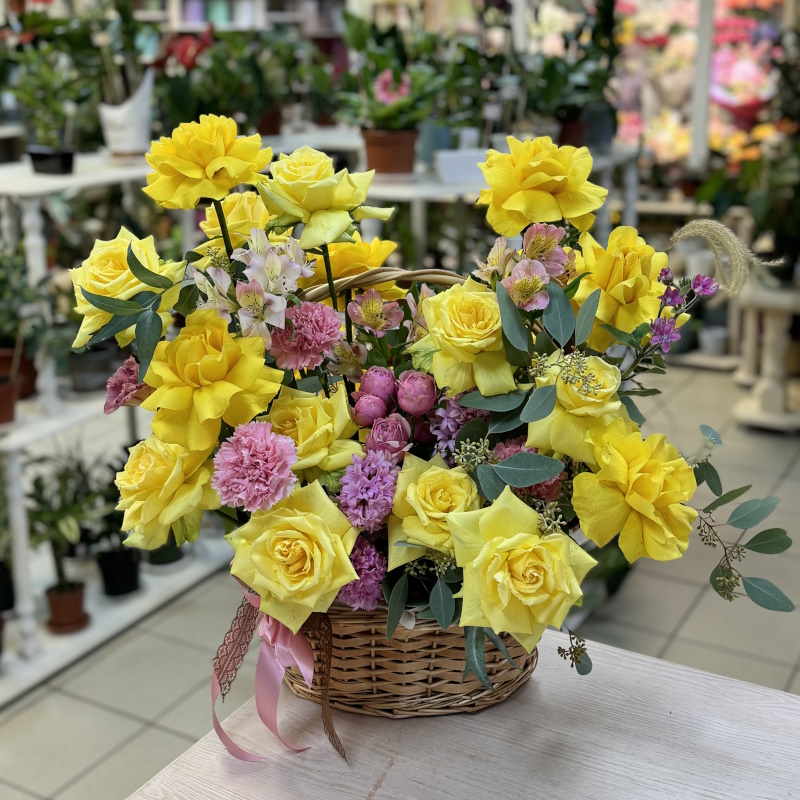 Кр -107 Корзина с цветами