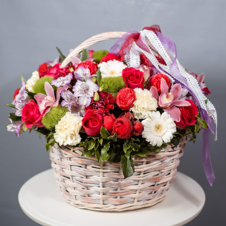 Кр -117 Корзина с цветами