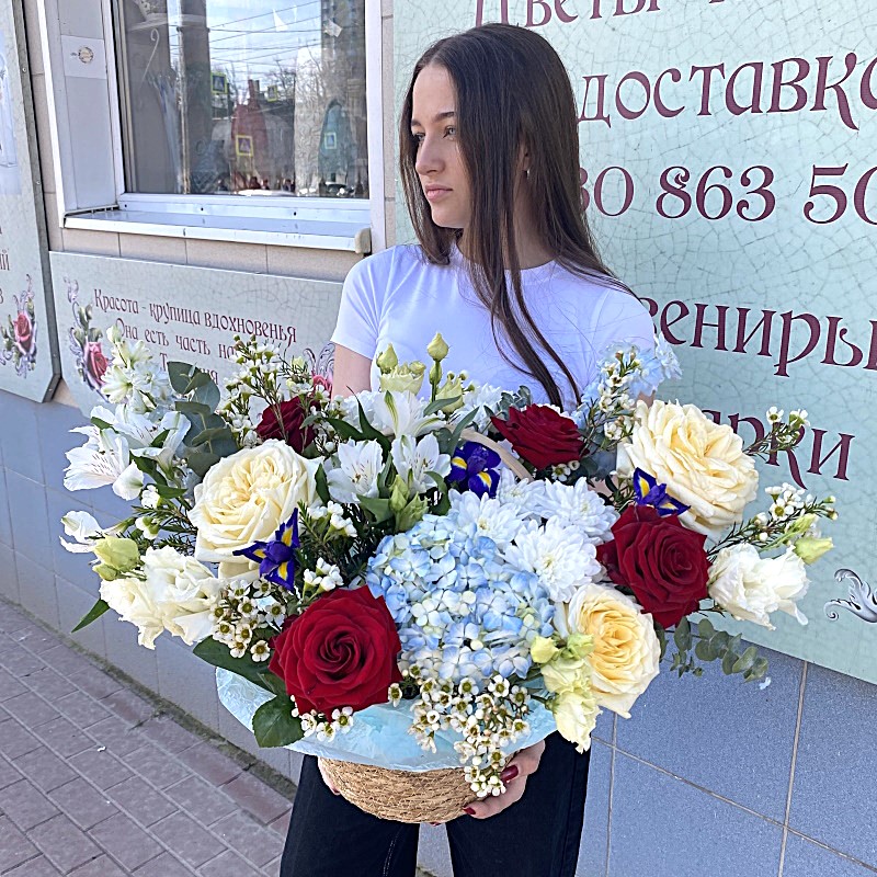 Кр 120 Корзина с цветами