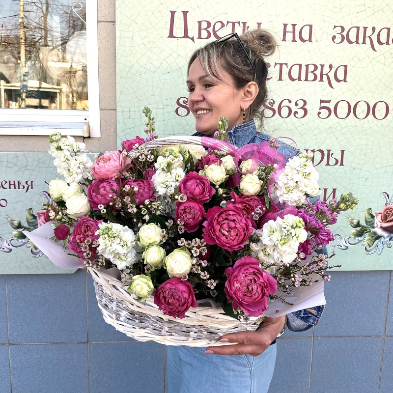 Кр-250 Корзина с цветами