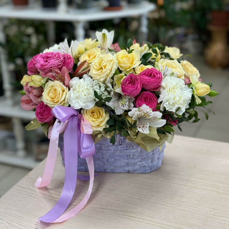 Кр -37 Корзинка с цветами