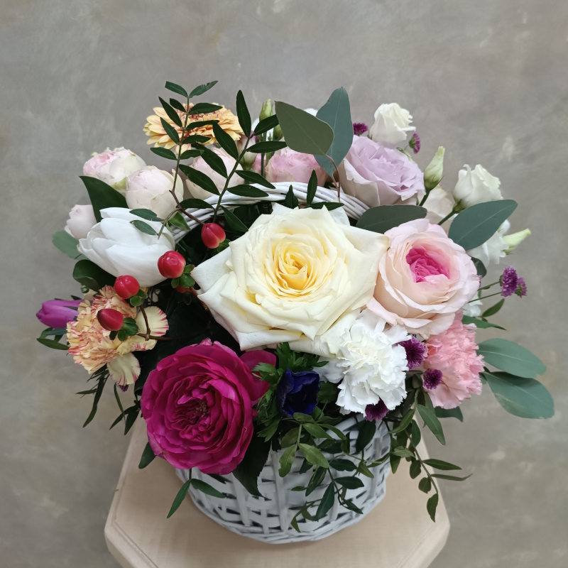 Кр - 66 Корзинка с цветами