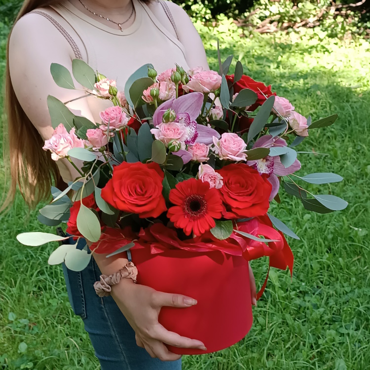 К - 64 Коробочка с цветами