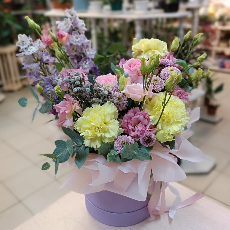 К - 67 Коробочка с цветами