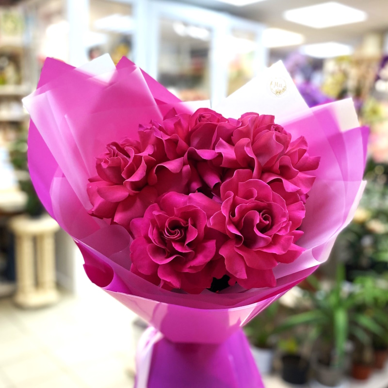 Р-27г Букет из 5 французких роз