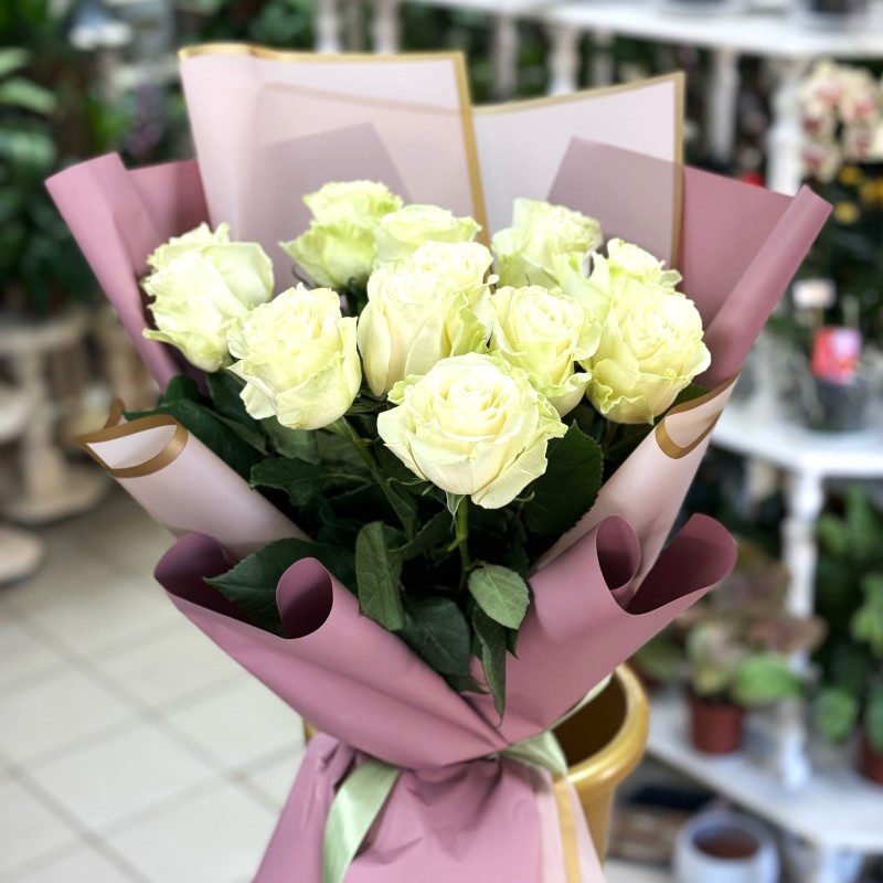 Р-40 Бкет из 11 роз 60см.