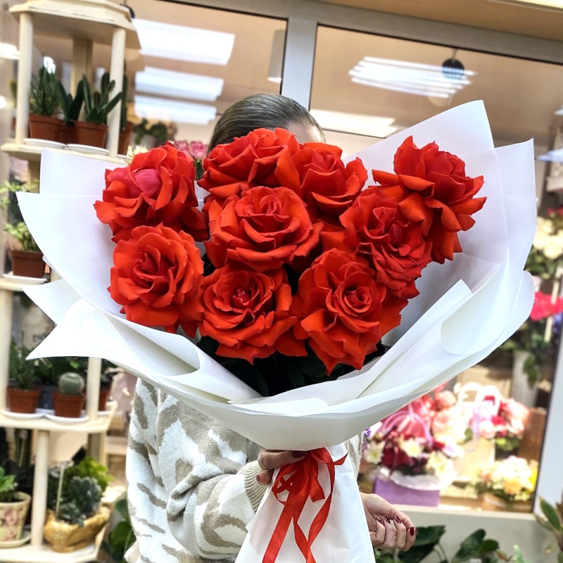 Р-46а Букет из 9 Французких роз