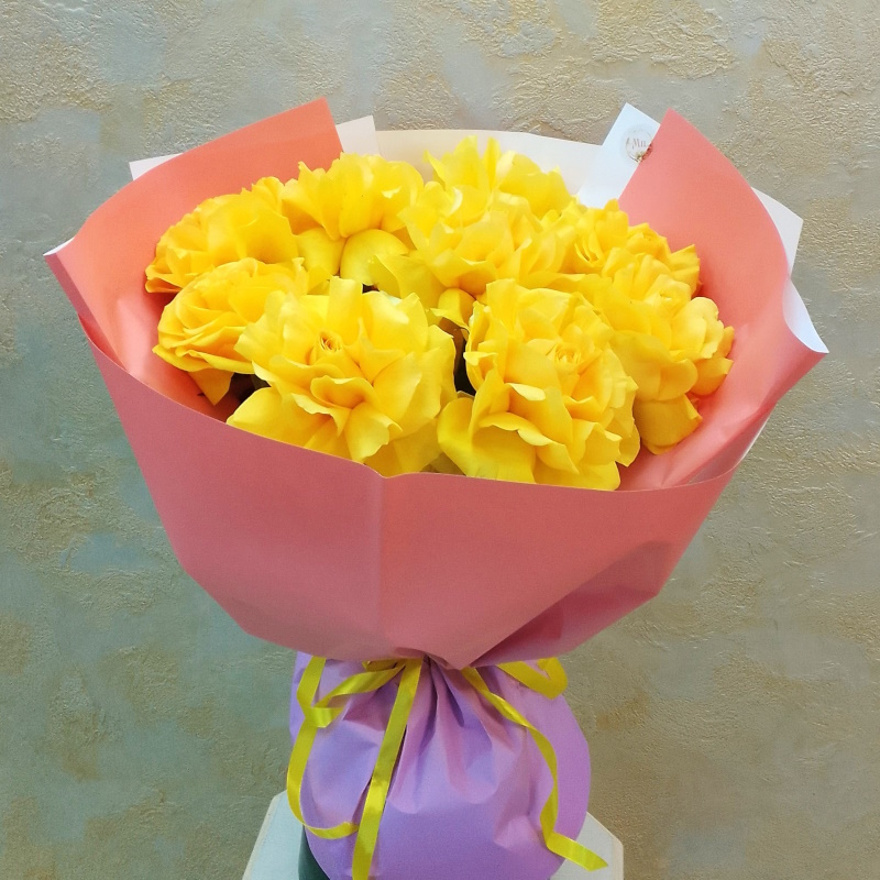 Р-46е Букет из 9 французких роз