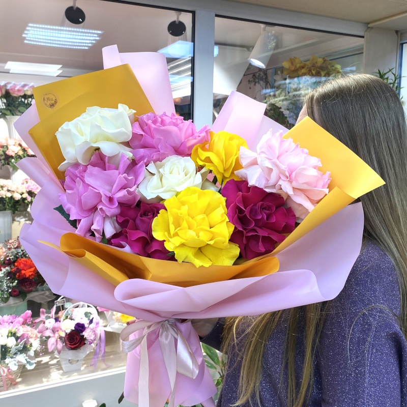 Р-46ж Букет из 9 французких роз