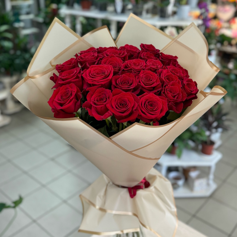 Р-90 Букет из 25 роз 70см.